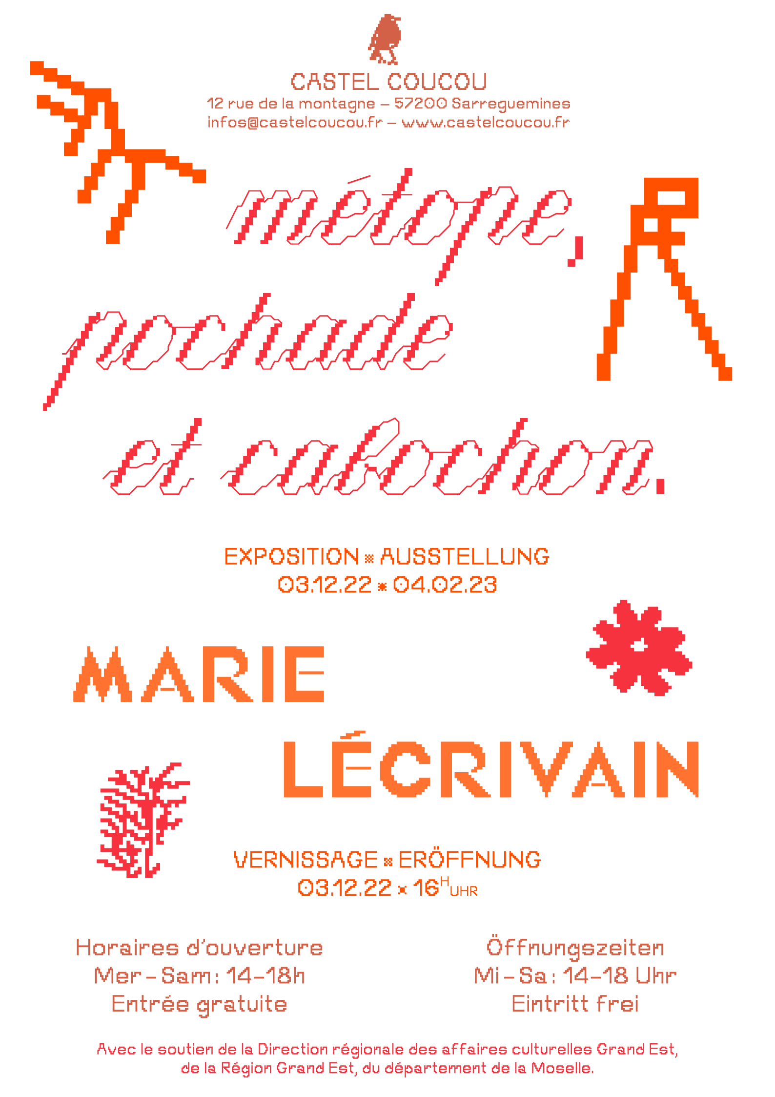 Marie Lécrivain Métope, pochade et cabochon